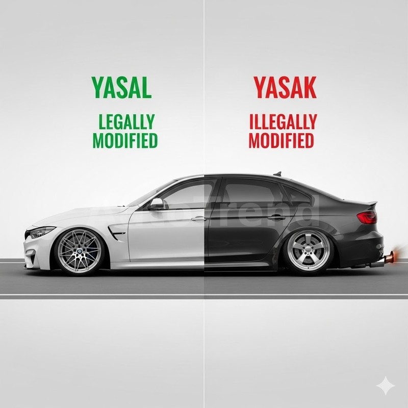 🏁 Yasal Modifiye Rehberi (2025): Hangi Modifiye Muayeneden Geçer, Hangisi Kalır? (Cam Filmi, Jant, Egzoz)